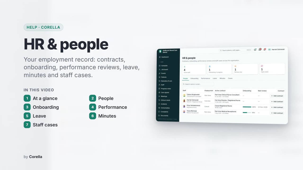 HR & people: the video's title card